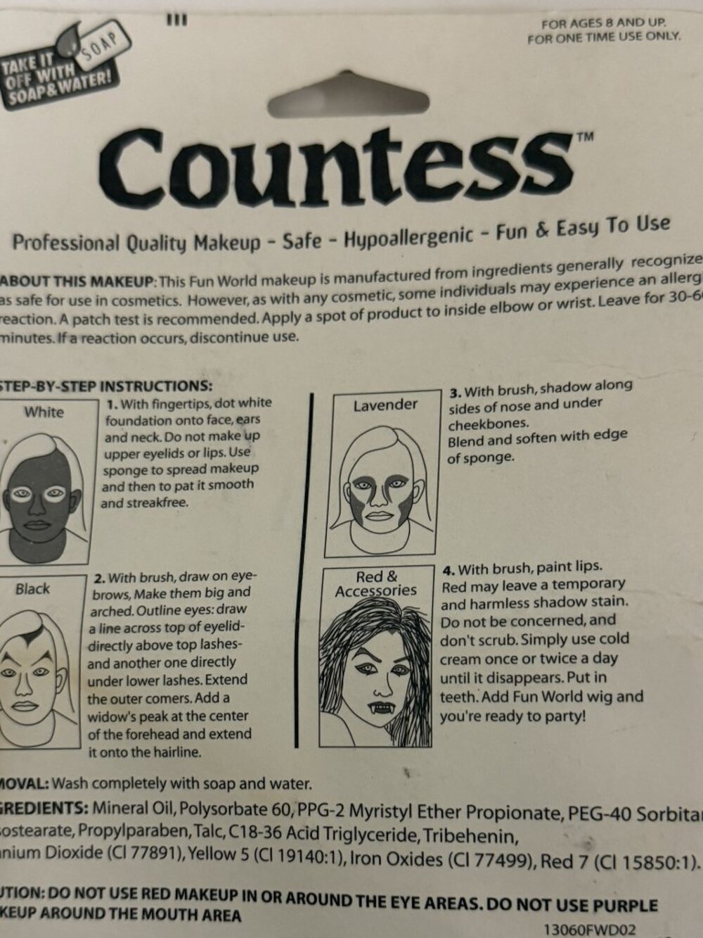 Fun World Countess Makeup Kit - Picture 8 of 9